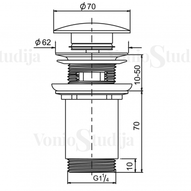 Pastatomo praustuvo Corsan 400x300x160 mm komplektas su juodu matiniu maišytuvu Imex Monza 8