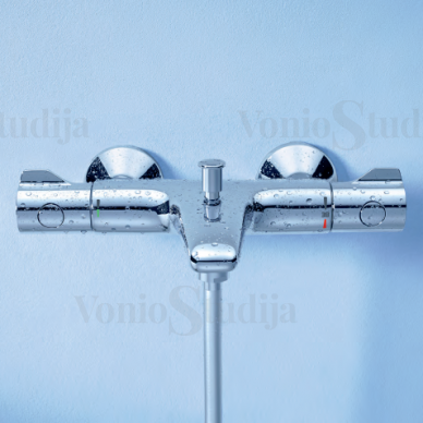 Grohe GROHTHERM 800 termostatinio vonios maišytuvo ir DEMM dušo sistemos komplektas 3