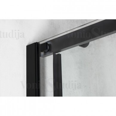 Dušo kabina ALTIS LINE BLACK 1100x800 mm 4