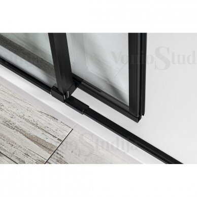 Dušo kabina ALTIS LINE BLACK 1100x900 mm 8