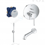 Grohe Essence New potinkinis vonios komplektas chromo spalvos