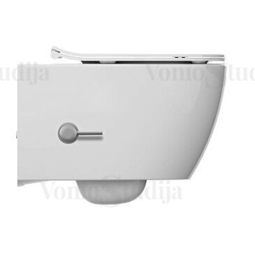 Grohe Rapid SL klozeto rėmo komplektas su chromo mygtuku ir pakabinamas klozetas  ISVEA Sentimenti Rimless su bidė funkcija 6