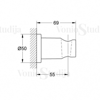 Grohe Smart Control potinkinis termostatinis dušo komplektas brushed hard graphite 11