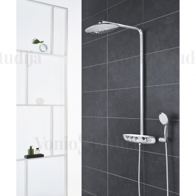 Grohe Rainshower dušo sistema SmartControl 360 Duo, su rankiniu dušu Power&Soul 115 chromo spalvos 2