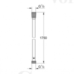 Grohe dušo žarna Cool Sunrise 175cm