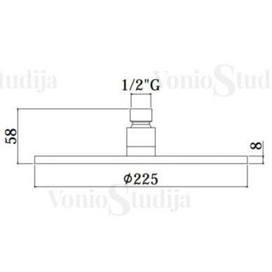 Juoda potinkinė termostatinė vonios / dušo sistema Paffoni Light 4