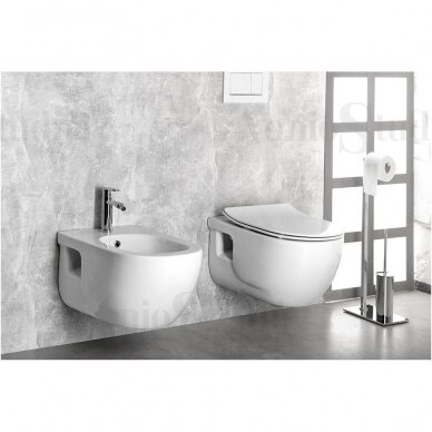 Grohe Rapid SL wc rėmas  ir BRILLA Rimless klozetas 8