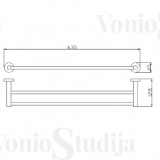 Rankšluosčio laikiklis 65cm