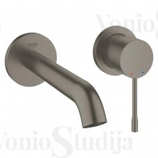 Grohe Essence New potinkinis praustuvo maišytuvas (snapo ilgis 183mm), brushed hard graphite spalvos