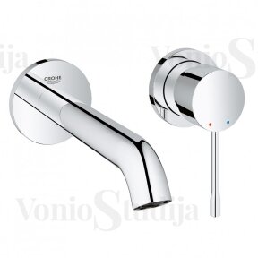 Grohe Essence New 19408001 sieninis praustuvo maišytuvas (snapo ilgis 183mm), chromo spalvos