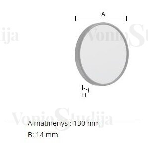 Smedbo klijuojamas kosmetinis veidrodėlis FB622 2