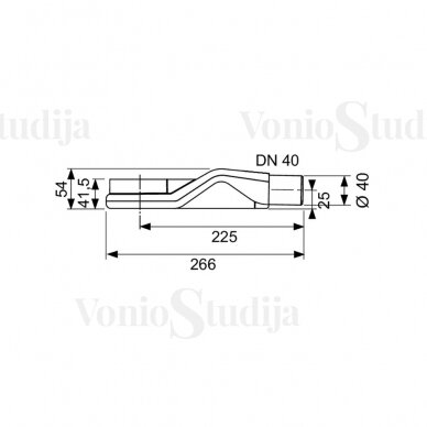 Tece Drainline su metalinėmis juodos spalvos grotelėmis 90cm 7