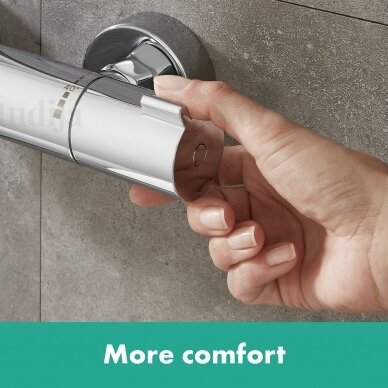 Hansgrohe termostatinio dušo maišytuvo komplektas su dušo sistema 4