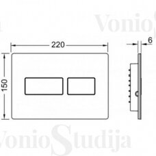 Metalinis vandens nuleidimo mygtukas Tece Solid matinio nerūdijančio plieno spalvos atsparus pirstu anspaudams